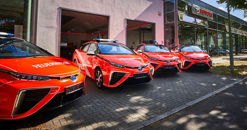 Nachhaltig zum Brandeinsatz ‑ Berliner Feuerwehr kauft 4 Toyota Mirai