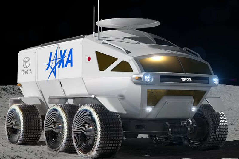 Toyota auf Erkundungstour im Weltall.